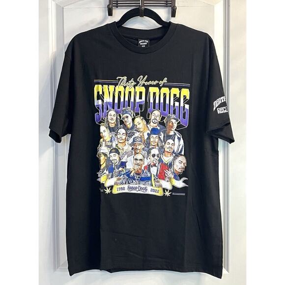 Snoop Dogg 30 Years Of Death Row TShirt 90’s Doggystyle Rap Graphic Gin & Juice - Picture 1 of 11